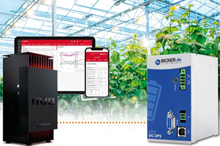 Bicker presents DC UPS Solution for smart greenhouse control