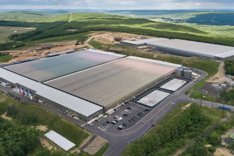 Little Leaf Farms' new greenhouse in Pennsylvania