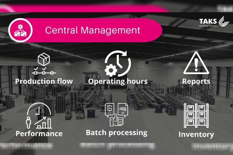 Complete packaging hall management with Taks