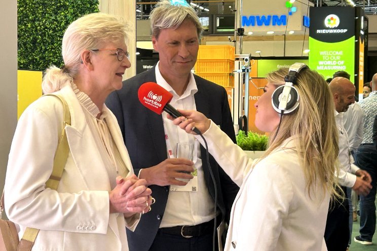 Meiny Prins and Hans Peters from Priva met Hortibiz NewsRadio