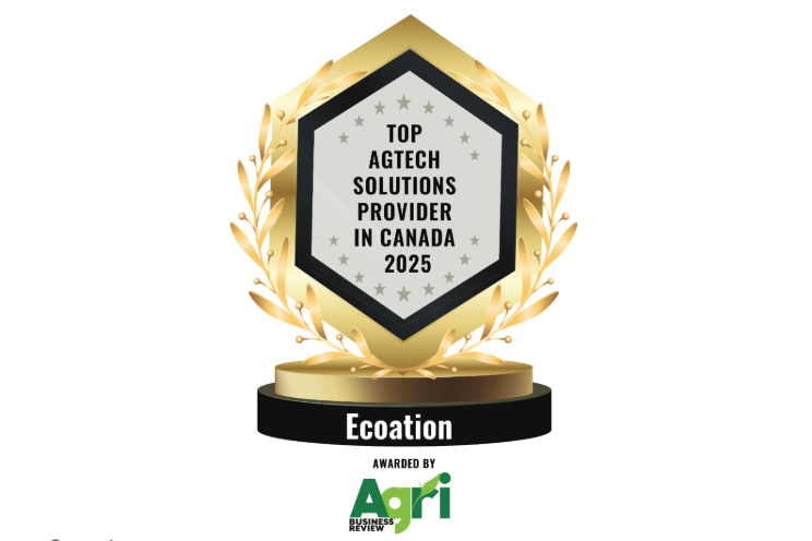 Ecoation was awarded Top AgTech Solution Provider in Canada 2025