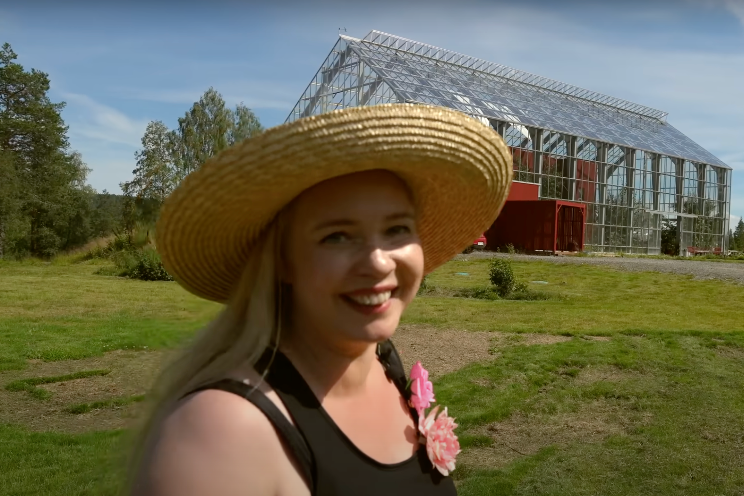 Norwegian architect's year-round food-growing greenhouse