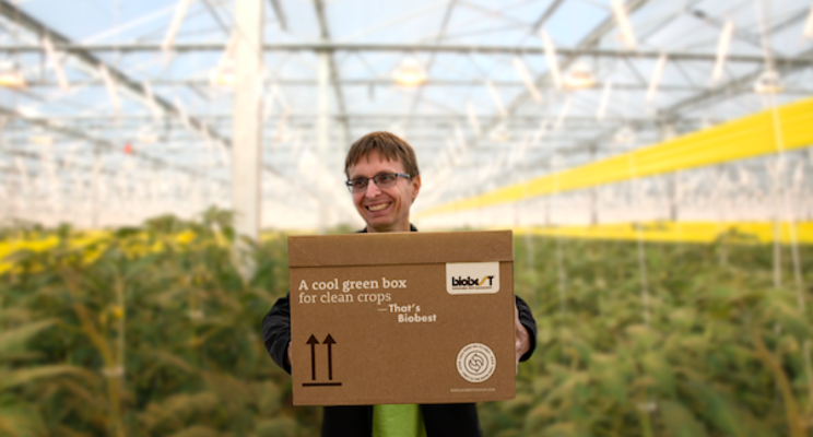 Biobest's cool green box for clean crops!