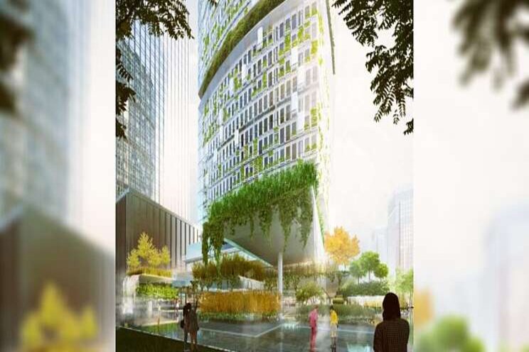 Hydroponic farmscraper for Shenzhen