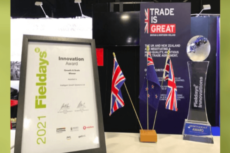 IGS wins Growth & Scale award at Fieldays